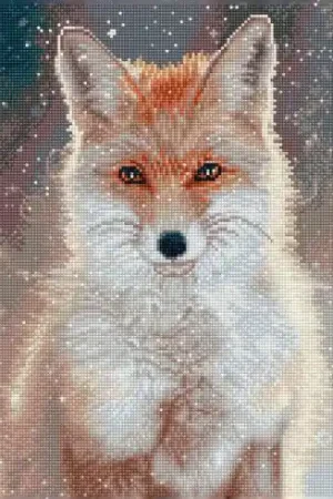 Più Venduto Kit ricamo diamante - La volpe nella neve - Diamond Dotz