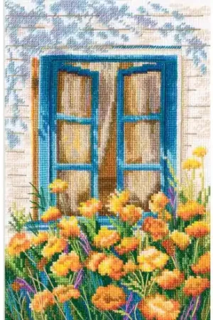 Novità kit ricamo a punto croce - alla finestra - RTO