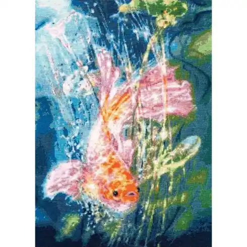 kit ricamo a punto croce - L'interprete dei desideri - Toison d'or Professionale