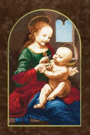 Offerta Lampo kit ricamo a punto croce - Madonna Benois - Toison d'or