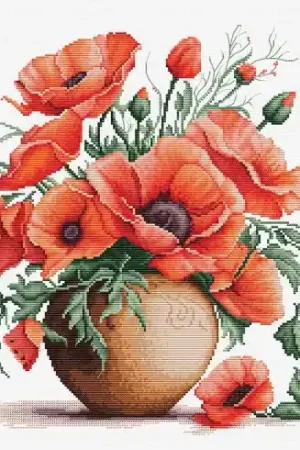 Ultime Pezzi kit ricamo a punto croce - Rubino estivo - Luca-S