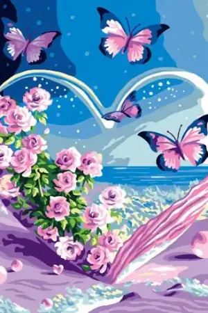 Occasione Imperdibile Canovaccio antico - Sogno in rosa - Luc Créations