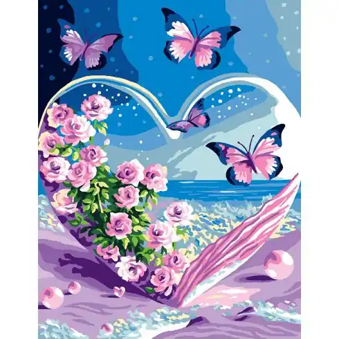 Occasione Imperdibile Canovaccio antico - Sogno in rosa - Luc Créations