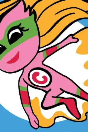 Kit di tela per bambini - super eroina - Luc Créations Prezzo Conveniente