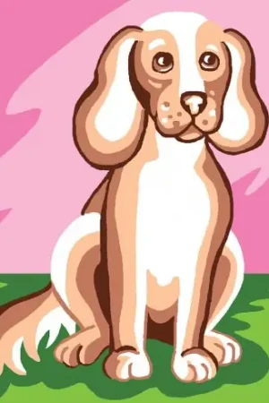 Non Perdere Kit di tela per bambini - Cane - Luc Créations