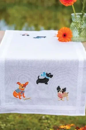 Prezzo Basso Kit runner da ricamare - Cane - Vervaco