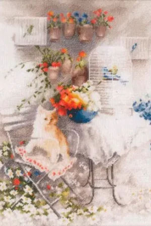 kit ricamo a punto croce - Canto mattutino degli uccelli - Toison d'or Promozione Esclusiva