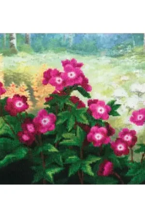 kit ricamo a punto croce - Violette di bosco - Toison d'or Non Perdere