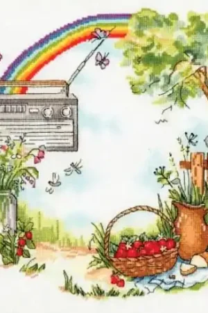 kit ricamo a punto croce - L'estate è nell'aria - Toison d'or Subito Disponibile