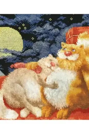 Compra Online kit ricamo a punto croce - Canzone della notte - Toison d'or