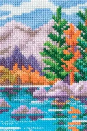 kit ricamo a punto croce - Ai margini della foresta - RTO Popolare