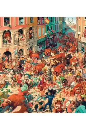 Solo Oggi puzzle - Corsa dei tori - 3000 pezzi - Castorland