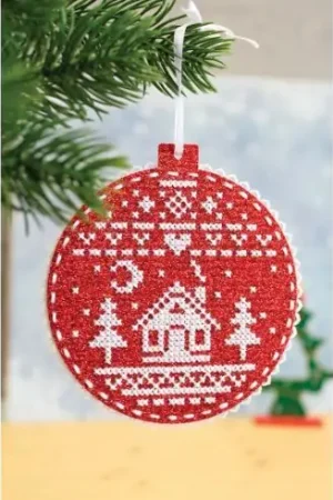 Direttamente Dal Produttore Kit di ornamenti da ricamare - Casa nella foresta - MP Studia