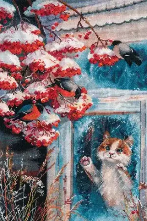 kit ricamo a punto croce - Miracolo alla finestra - Oven Più Venduto