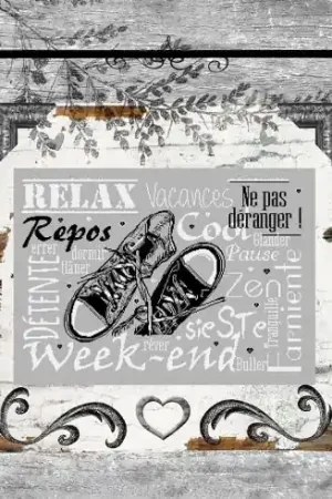 Bestseller Foglio di punto croce - Rilassati - Isabelle Haccourt Vautier