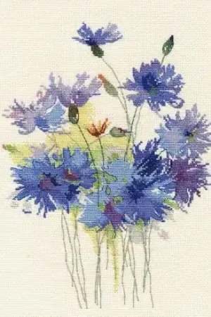 kit ricamo a punto croce - Fiordaliso - Oven Direttamente Dal Produttore