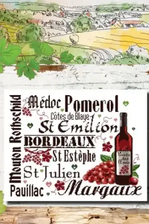 Foglio di punto croce - Cuvée degli amici - Isabelle Haccourt Vautier Miglior Prezzo