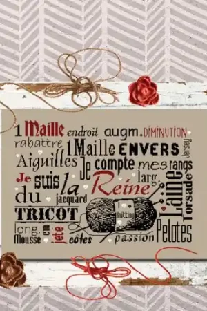 Foglio di punto croce - La regina della maglia - Isabelle Haccourt Vautier Saldi