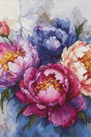 Bestseller kit ricamo a punto croce - Re dei fiori - Luca-S