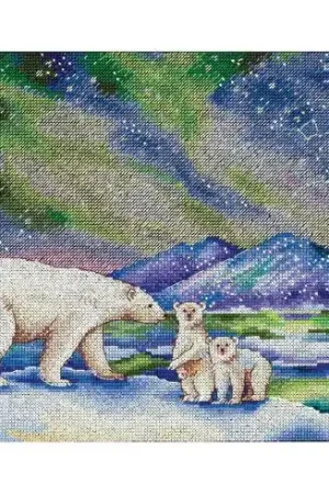 kit ricamo a punto croce - Al Polo Nord - MP Studia Solo Oggi