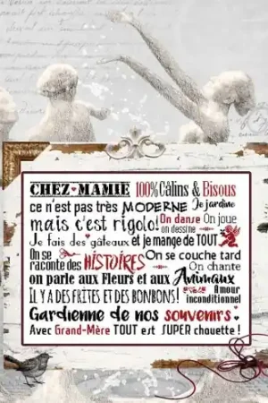 Reso Gratuito Foglio di punto croce - Chez mamie - Isabelle Haccourt Vautier