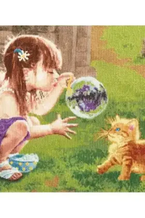 kit ricamo a punto croce - Gioco divertente - Toison d'or Quantità Limitata