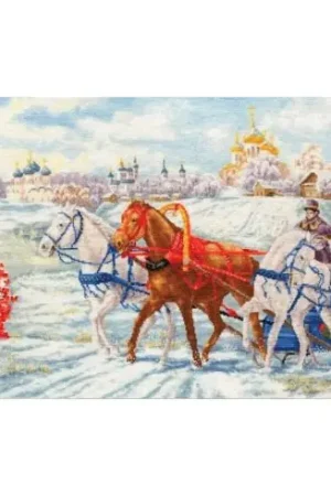 kit ricamo a punto croce - Gelatina dell'Epifania - Toison d'or Occasione Imperdibile