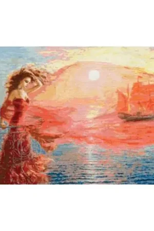 kit ricamo a punto croce - Porpora - Toison d'or Solo Oggi