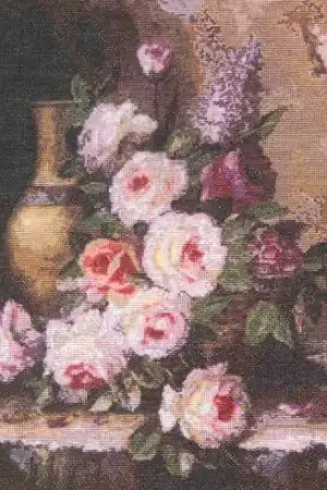 Professionale kit ricamo a punto croce - Rose di marmo - Toison d'or