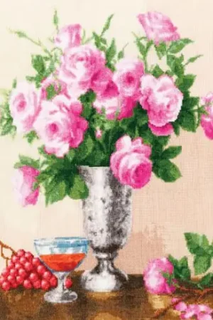 Compra Adesso kit ricamo a punto croce - Rose reali - Toison d'or