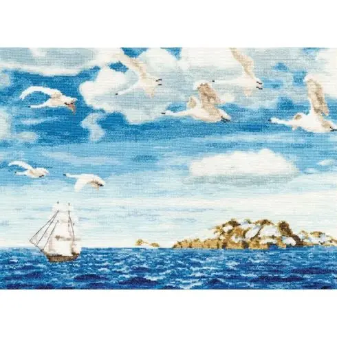 Compra Oggi Stesso kit ricamo a punto croce - Nella distesa blu, 1918 - Toison d'or