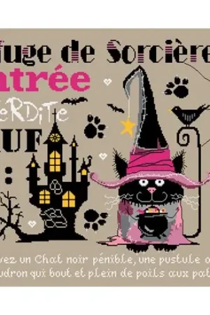 Miglior Prezzo Foglio di punto croce - Rifugio delle streghe - Isabelle Haccourt Vautier