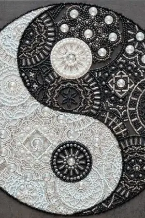 Spedizione Gratuita Kit di ricamo con perline - equilibrio - Abris Art