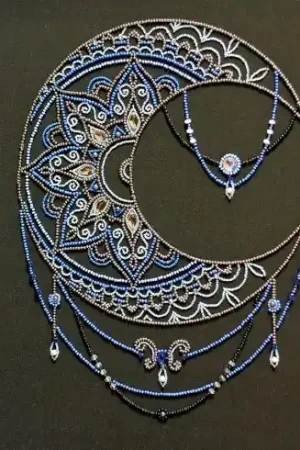 Kit di ricamo con perline - Luna - Abris Art Di Tendenza