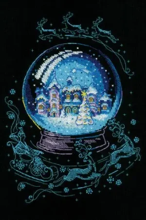 kit ricamo a punto croce - Racconto d'inverno - Riolis Quantità Limitata