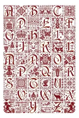 Foglio di punto croce - Stencil misterioso - Isabelle Haccourt Vautier Promozione
