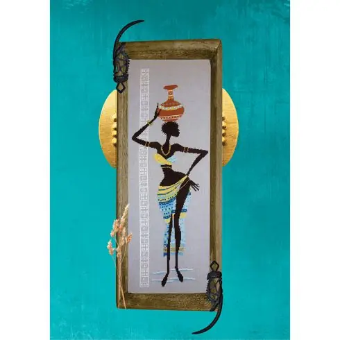 Affare Foglio di punto croce - Onda marina - Isabelle Haccourt Vautier