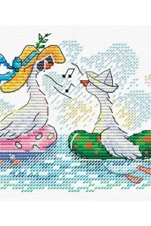 kit ricamo a punto croce - Sul mare - MP Studia Offerta Del Giorno