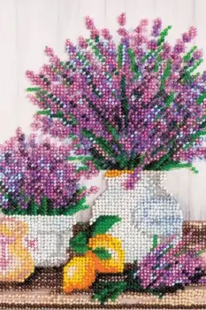 Kit di ricamo con perline - Profumo di lavanda - Abris Art Offerta Del Giorno