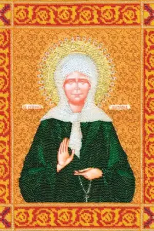 Offerta Speciale Kit di ricamo con perline - Icona della Matrona di Mosca - Toison d'or