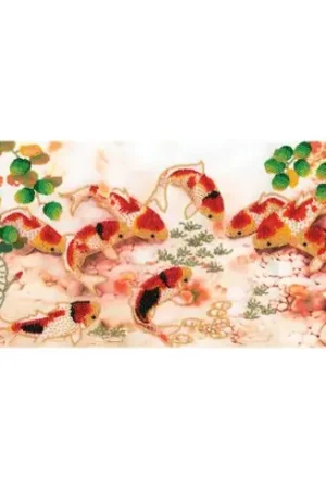Super Prezzo Kit di ricamo con perline - carpa koi - Toison d'or
