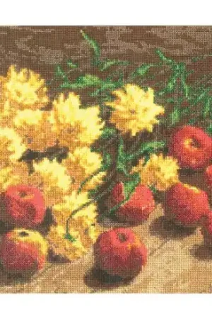 kit ricamo a punto croce - Palloni d'oro - Toison d'or Di Tendenza