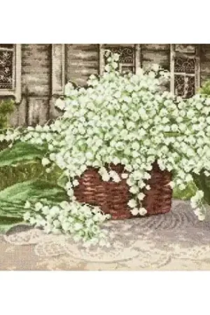 kit ricamo a punto croce - Mughetto - Toison d'or Economico