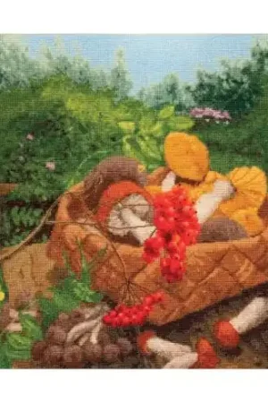 kit ricamo a punto croce - Regali dalla foresta - Toison d'or Occasione