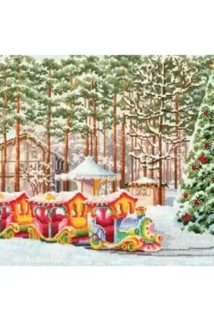 kit ricamo a punto croce - Capodanno espresso - Toison d'or Compra Adesso