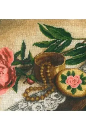 kit ricamo a punto croce - Scatola per gioielli - Toison d'or Pagamento Sicuro