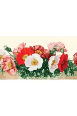 kit ricamo a punto croce - Aroma di papavero - Toison d'or Super Prezzo