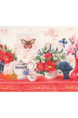 Compra Adesso Kit per ricamo a punto croce con perline - Estate a buffet - Toison d'or