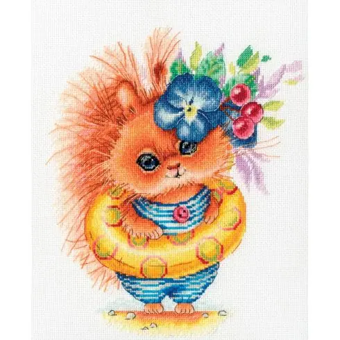 kit ricamo a punto croce - Andiamo a nuotare! - Toison d'or Super Prezzo