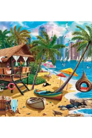 puzzle - Estate in città - 1000 pezzi - Castorland Esclusivo